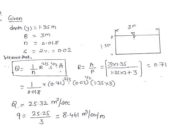 rern) depth (j) - 1 35 m Wekno hat 3x13S O.02 o 018 2532 ㎡/sec 3