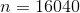 n=16040