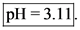 pH 3.11