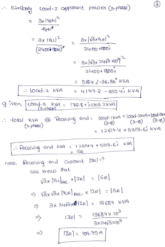 Simibaly Load-2 apparent power (3-phase) 3x IVph/? Eph* = 3x { VELI? 3x / VEx Venta (24007 18001)* 2400 +TRO = 3x [13x 2448 X