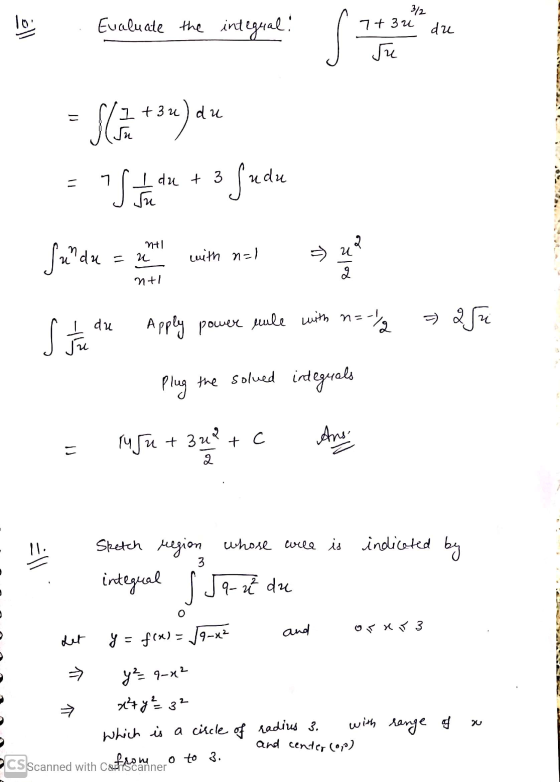 3/ llo 7+ 3u dru su Evaluate the integral! S - 562 +) 4x = IS A do + 3 Judu 2 U funde = wint with n=1 rols ntl n=-22 du Apply