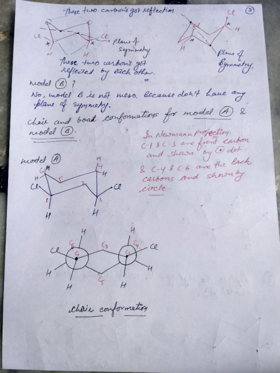 3 Le ruodel B? No, nadal is nst meso, Because cloht haue U,sh and beet .confonn.atents for model ④ 요 C-I & C-3 are rent casba
