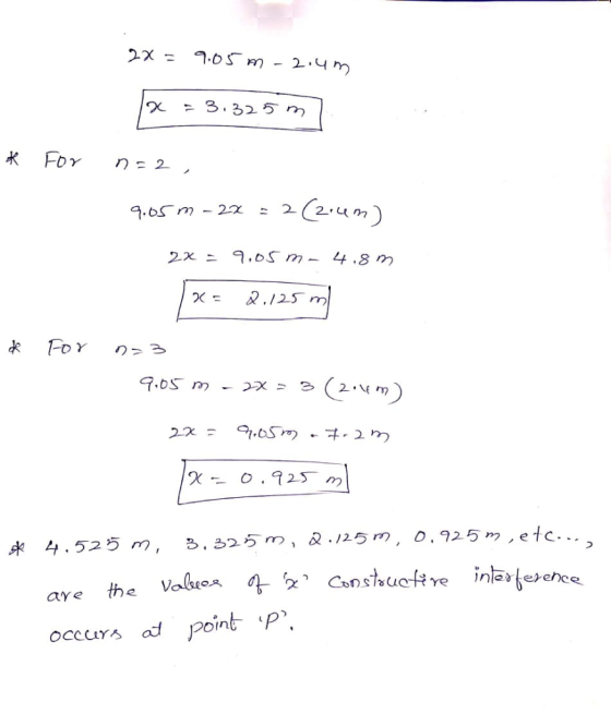 x- .125 m 25 m、& .125 m , 0、925 m , etc. . 床 4.52 m, 3 3 oin