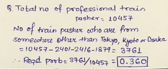 of professiomal train pusher 0457 STo tal no No o train pusher who ae from omewhwe other than Tokyo, Kyoto =10457-2401-2416-1