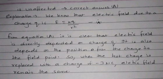 charas r2 eel om charge positi t to fx the test charqe s ol the ae charys the field point so aceel ithacharse of-3 u elethe f