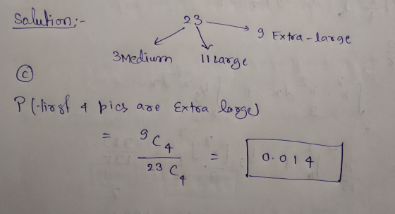 solution; g Extra-large F 3 Medium 11 Large P(first & pics are extra large) 23