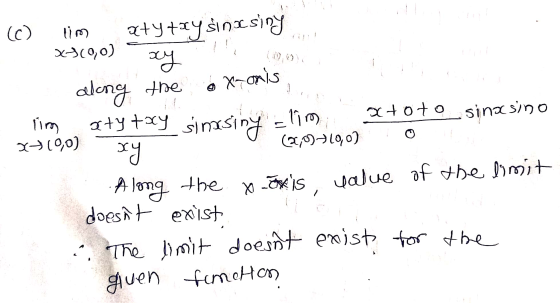(c) Tim x+100) lim atytay sinasingan 3(90) y . . (1062) along the xronis xty tacy sinsiny - lim xtoto sinasino 60,0)=10,07 !