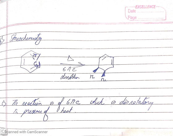 EXCELLENCE Page 1 Sreoderity dinokta re of the reaction 1 h presenu of of the heat . which is disnetatory CScanned with CamSc