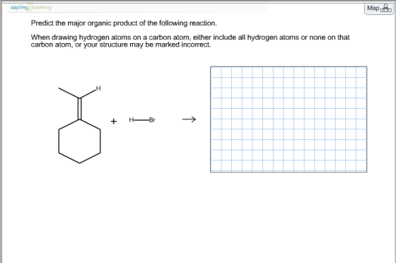 Predict the major organic product of the following