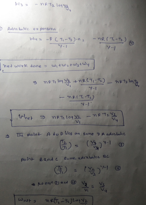 Adra batc ex pansron cp nRITi-t) 4-1 wt23t4 met work done lo1 +nRCT-T.) mpITiT2) VN-1 -nRT22 V4 AMnet T point A to D Gcs on s