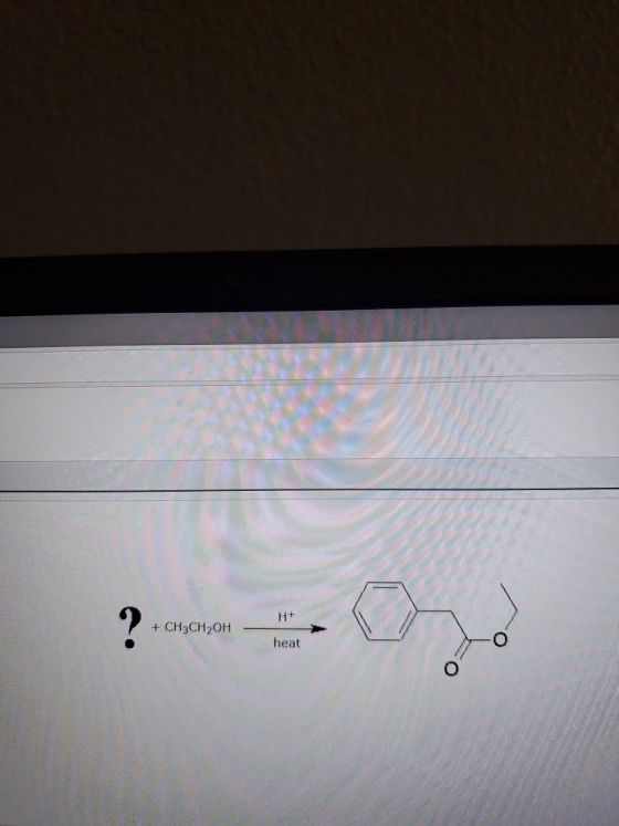 H + + CH3CH2OH heat