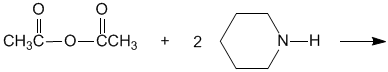 0 0 Code_o_ECH, = 2 CH3C-0–CCH3 + 2 N-H # -