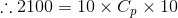 :: 2100 = 10 x C x 10