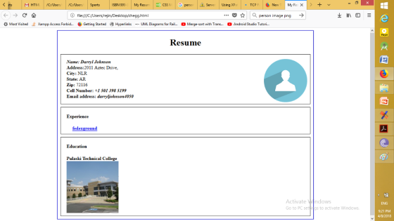 M HTMl | /C:/Users /C:/Users Sports ISBN 999 | My Resur RCSSN | G perso d . Serve | Using XPa | . TCPF | e New T | My Re × ->