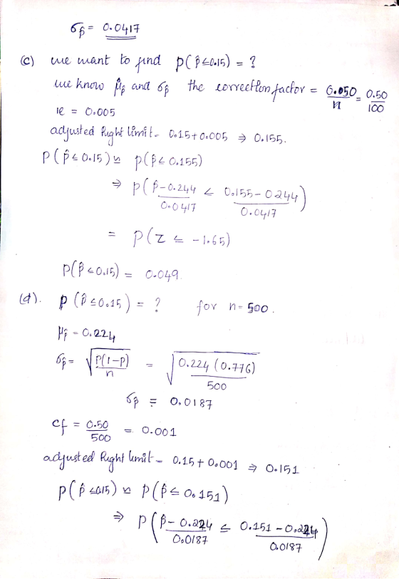 000417 06 = 0.0417 C) eie want to find PCÔ40.15) = ? we know ito and of the correeflon factor = 6.050_ 0.50 100 le = 0.005 ad