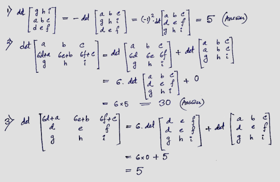 Y det rghin Tabel ܝܘ ܬܘ def and Tabel I g h i 1 =(-1) idet d e f = 5 (Auscon) Id e f I ghil c ra b et a b c 6ft6l = det lod b