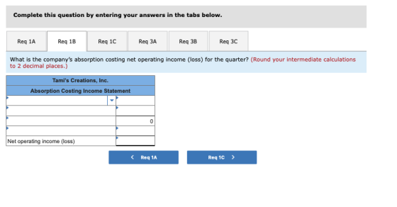 Complete this question by entering your answers in the tabs below. Req 1A Reg 1B Req 1C Req 3A Reg 3B Req 3C What is the comp