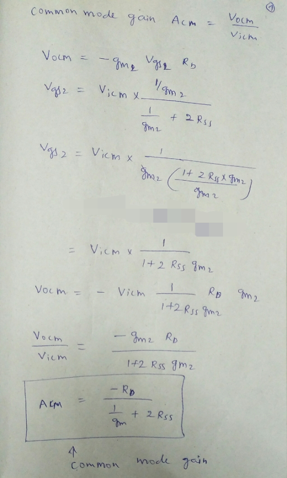 gain Acm OM 2. Vom o Chn Vicm 1-f2 Rss m2 Rp Common moele eh