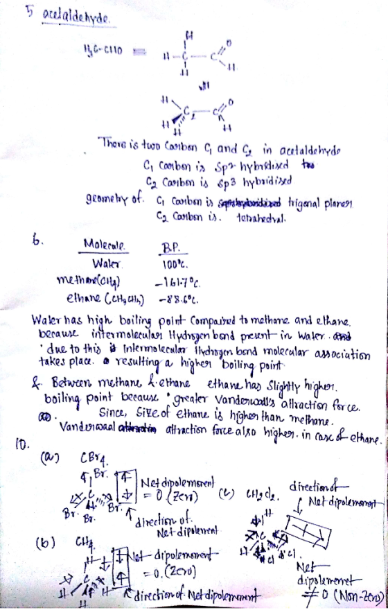 5 acelaldehyde 1 G-C110 C There is two Caribon C and C, in acetaldehyde C, Coolbon is Spa-hybridised tos Cg Cambon is $p3 hy