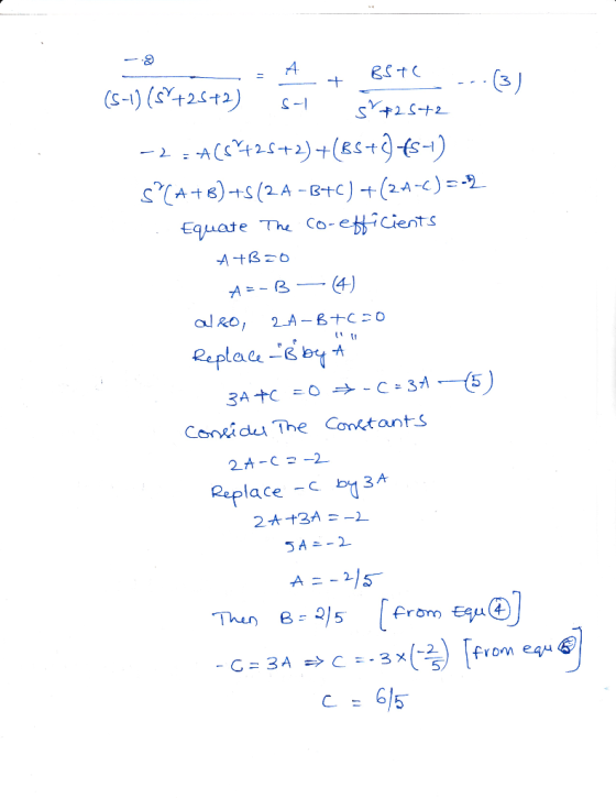 3 Equate The Co-ebients ele - 2. Then 25From 2from ea