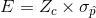E = Zcx op