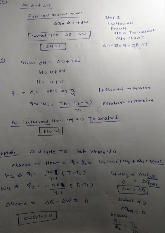 AH and bu irSt law hasmodynamic Step I sothosma Pro cuss AQ-04+4w COTnat yele 1-A D4TTOS 4INen DH = 1s0Mormal ey paaston nRT