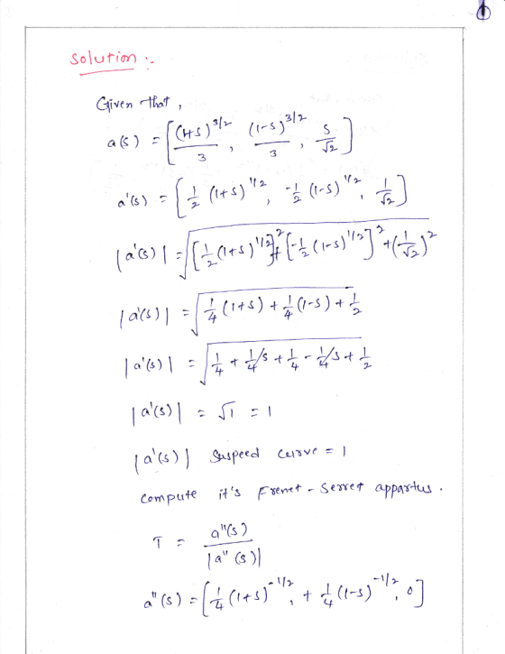 Solutiam Given tha, 3 (t-S) compute Hs Fsenet Serer