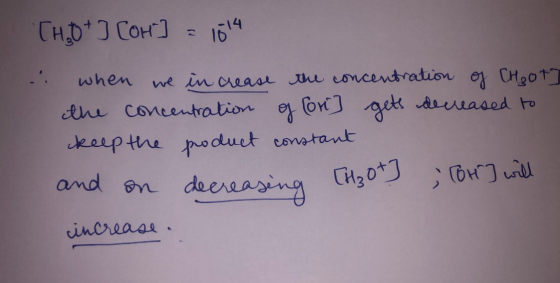CHDJ COH 164 me in creas tue concentration o CHgotT when COn geti aiased to the concentration ckeepthe no duet conatant and e