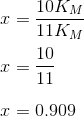 6060 = 1 II - 1 10 11KM 10KM = x