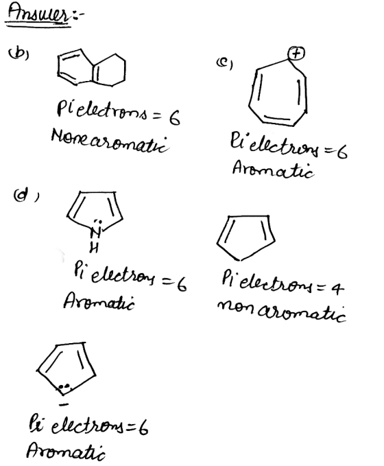 φ, Nonearomate Arematic men aromatic Aromatc