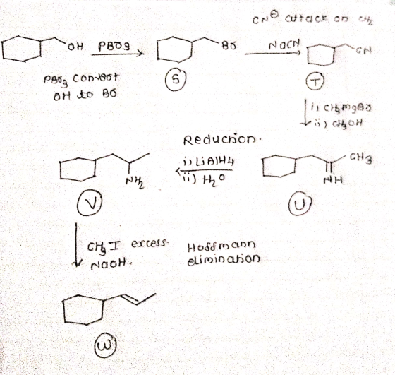 One crack on MTOH PBD3, D 88 _NOCY para convost OH to BO Tichogas to) CHOH Reducnon. iliAlHD * GHS i tho CH, I excess NaOH. e