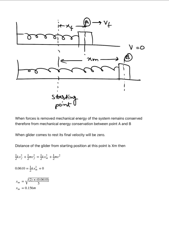 MO-v4 Form V so toorom + - - Starting point When forces is removed mechanical energy of the system remains conserved therefor