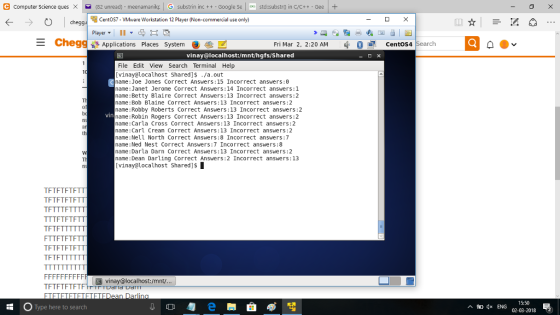 C computer science ques (82 unread) - meenamanikç G substrin inc ++ -Google Se std:substro in C/c++ Gee + CentOS7-VMware Work