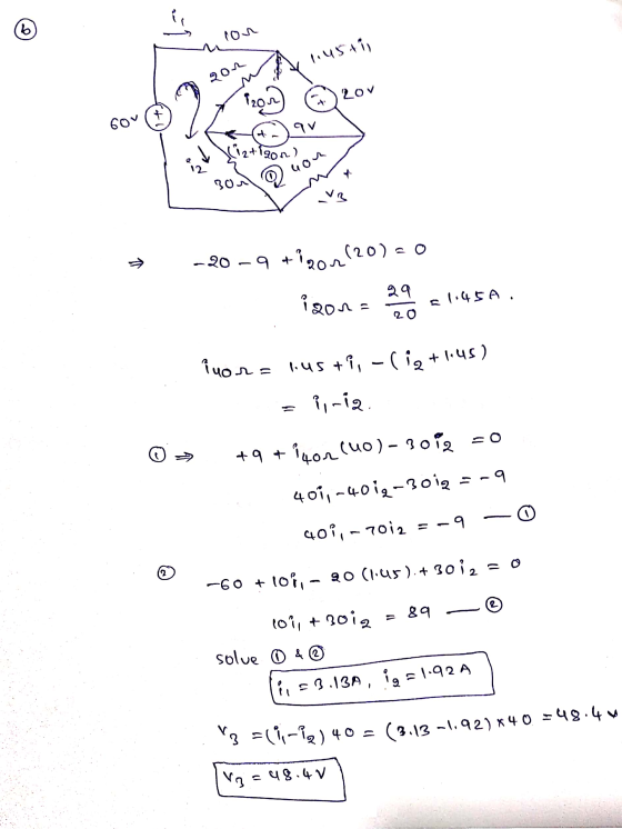b nou 901 20V lusti 1200) av f 60v Liz+190n) 12 nou 30 VB -20 –9 +12on120)=0 ison 29 a 1.45A. 20 Чол - 1.45 +i, -liq+1.45) ii