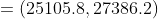 (25105.8, 27386.2)