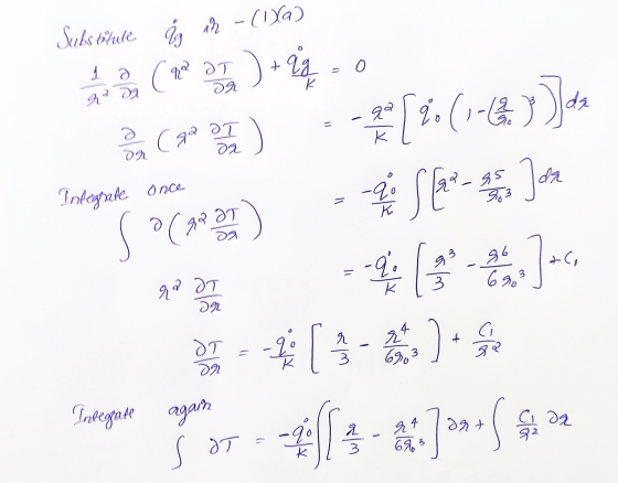 여 23 A Substitute å 12 - Cixa) +qq u 2 ( 92 EO 22 DT DA K Ida ga %, (1-12 I a (аз от K da Dr ss di Integrate once -qo 563 K C