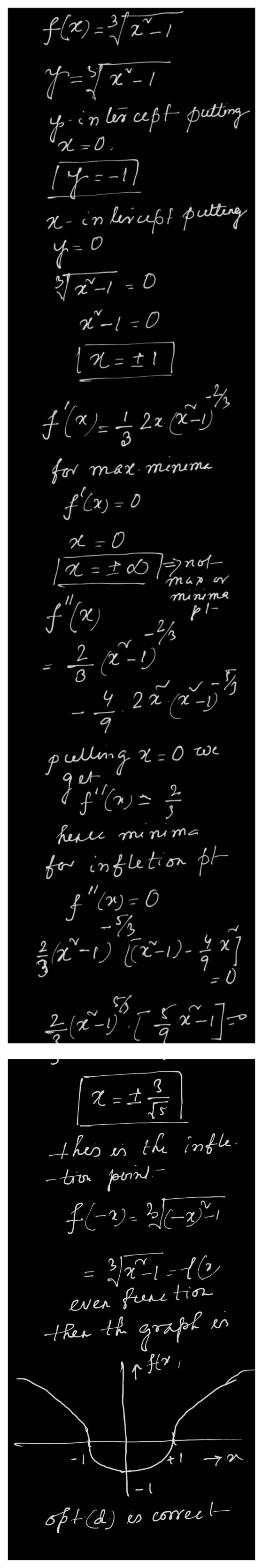 2-1 f(x) = 372 y=31 yinlercept putting 2-1 x=0, ly= -1 x- inlercept putting y=0 1 x_1=0 x=1= 12=11 -2% 3 f(X)= = 2 2 2 for m