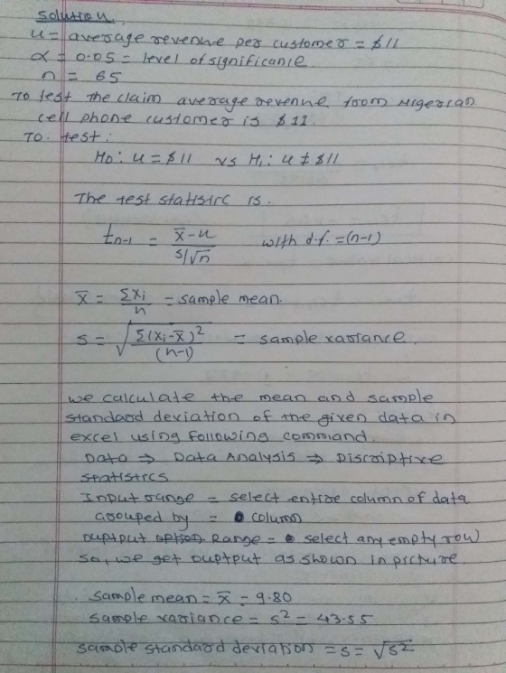 ぶ o(キー0.05 level-otsigni fi can e _ Σχǐ -sample mean 2. we calculale the mean and scssple standaad dexiationf ne gixen dataio