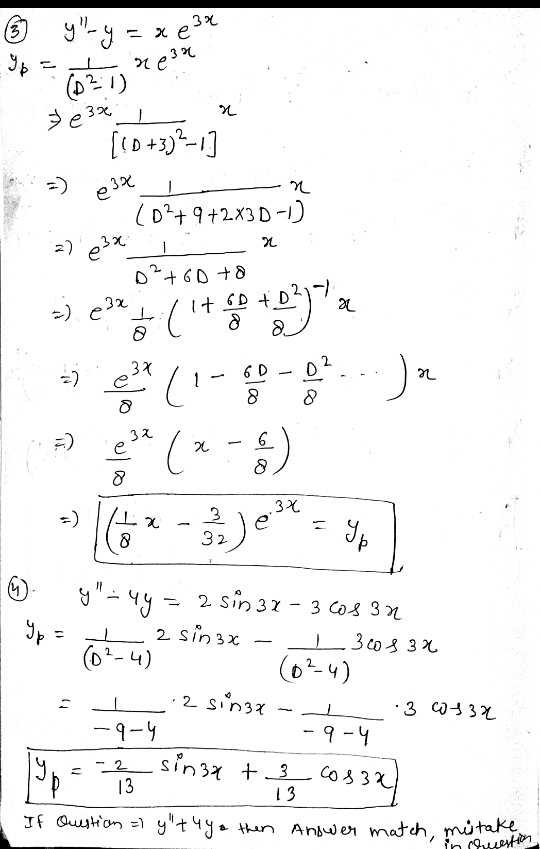 ② y-y = a ex 323 x = [10+3)²-1 3 *20*4872X30- 2) e 3x 02 +60 + =4y = 2 sin 32 - 368 3x 3p = Oku 2 sinux - L_300834 D -4) (0