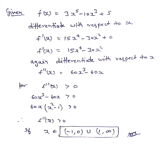 Given fold = 308_10x3 + 5 differentiate with respect to a flb = 1594- 302? + o f(x) = 158²-30022 again ditterentiate with res
