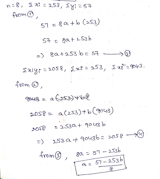 n &, 253, Syi 5+ from S7 8a (a53) at S3b gat253 b= 54 aiy2058, xt= 253, Ii=043, fxom a. 2os8aC253)+b9043) 253a90ug b ా 252a 9