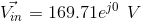\vec{V_{in}}=169.71e^{j0}\: \: V