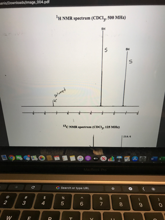 manis/Downloads/Image_004.pdf H NMR spectrum (CDC1, 500 MHz) 6H S 6H 5 solvent 13C NMR spectrum (CDC1z, 125 MHz) 23.8.9 tv M