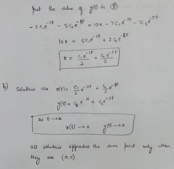 put the valu st 7C2e -24 - 20e 7C16 (0x -3t +2 e lo x -2 CIe -St + e 2 Soluhions 2t are e st J 2 - 4 e e Jt as t a alu doluto