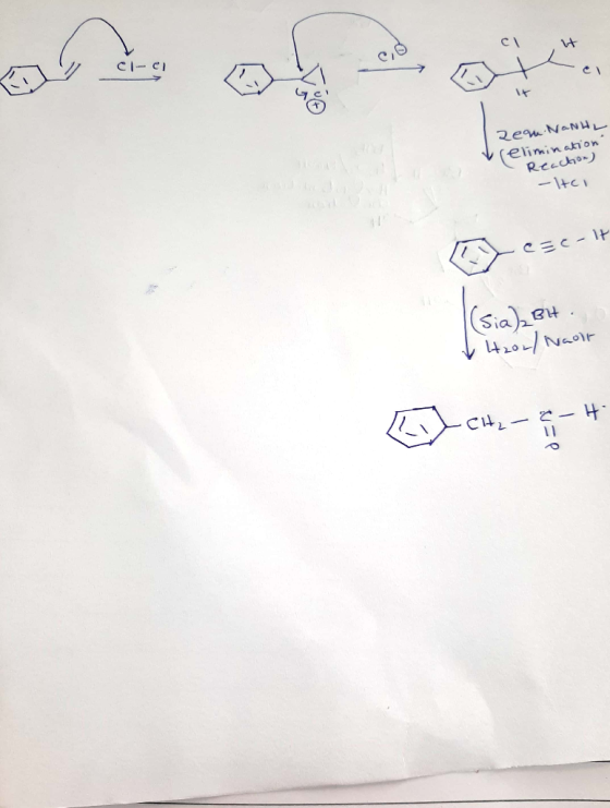 اي که 2eu NaNHL relimination Reaction) -Itci = = = ج