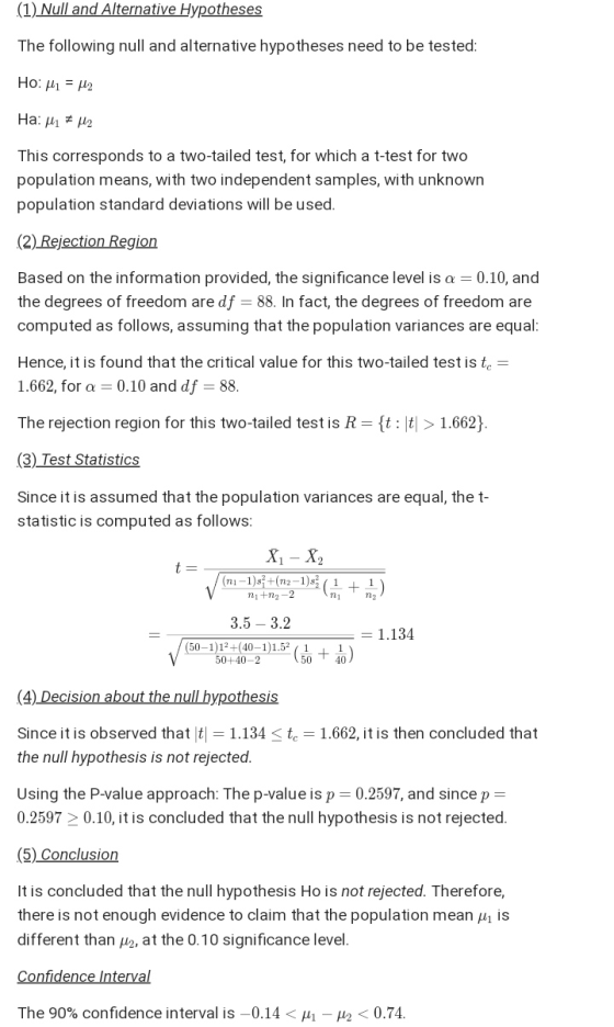 (n-1)+(12-12 (1) Null and Alternative Hypotheses The following null and alternative hypotheses need to be tested: Ho: Mi = 12