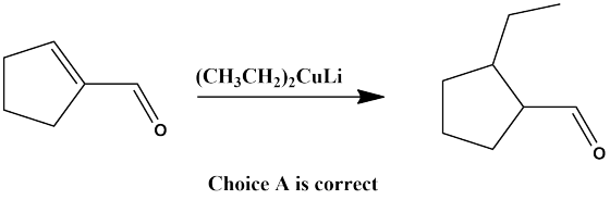 (CH3CH2)2Culi O Choice A is correct
