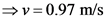 v0.97 m/s