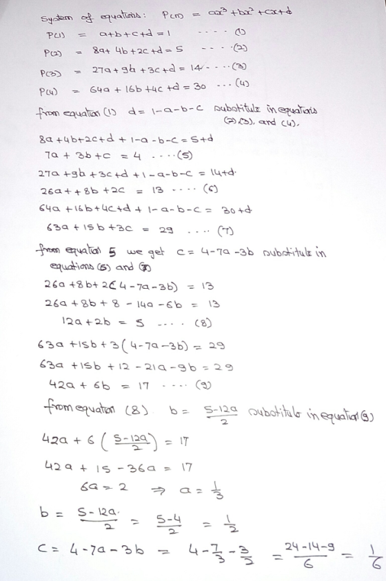 S4 em ation (6) and 26a +864 2C4-7a-3b) -13 2a +2b-S .. . (8) 63a tisbt 3( 4-74-3b) = 29 63a isb 12 -219-9b2 42a6b17 - (90 42