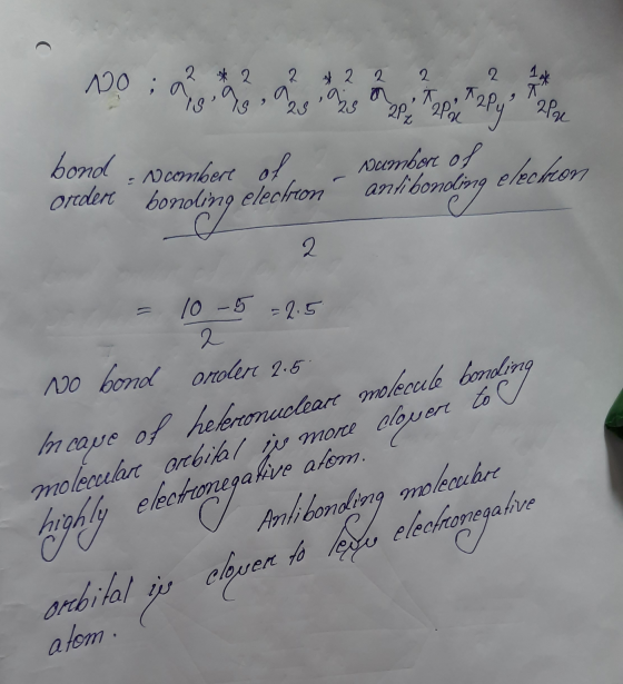 10 2 2 2 2 2 No 2 2 1 4 ang gag, 282 2 7 28 2Py² 24 bond combere of a number of Order bonding electron anti bonding election